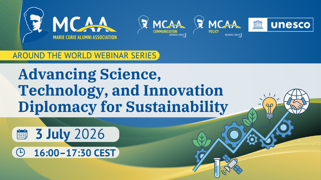 MCAA Around the World Webinar – Advancing Science, Technology, and Innovation Diplomacy for Sustainability – 3 July 2026
