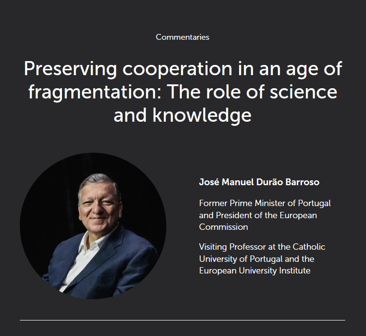 Commentary by Jose Manuel Barroso in the Frontiers Lab