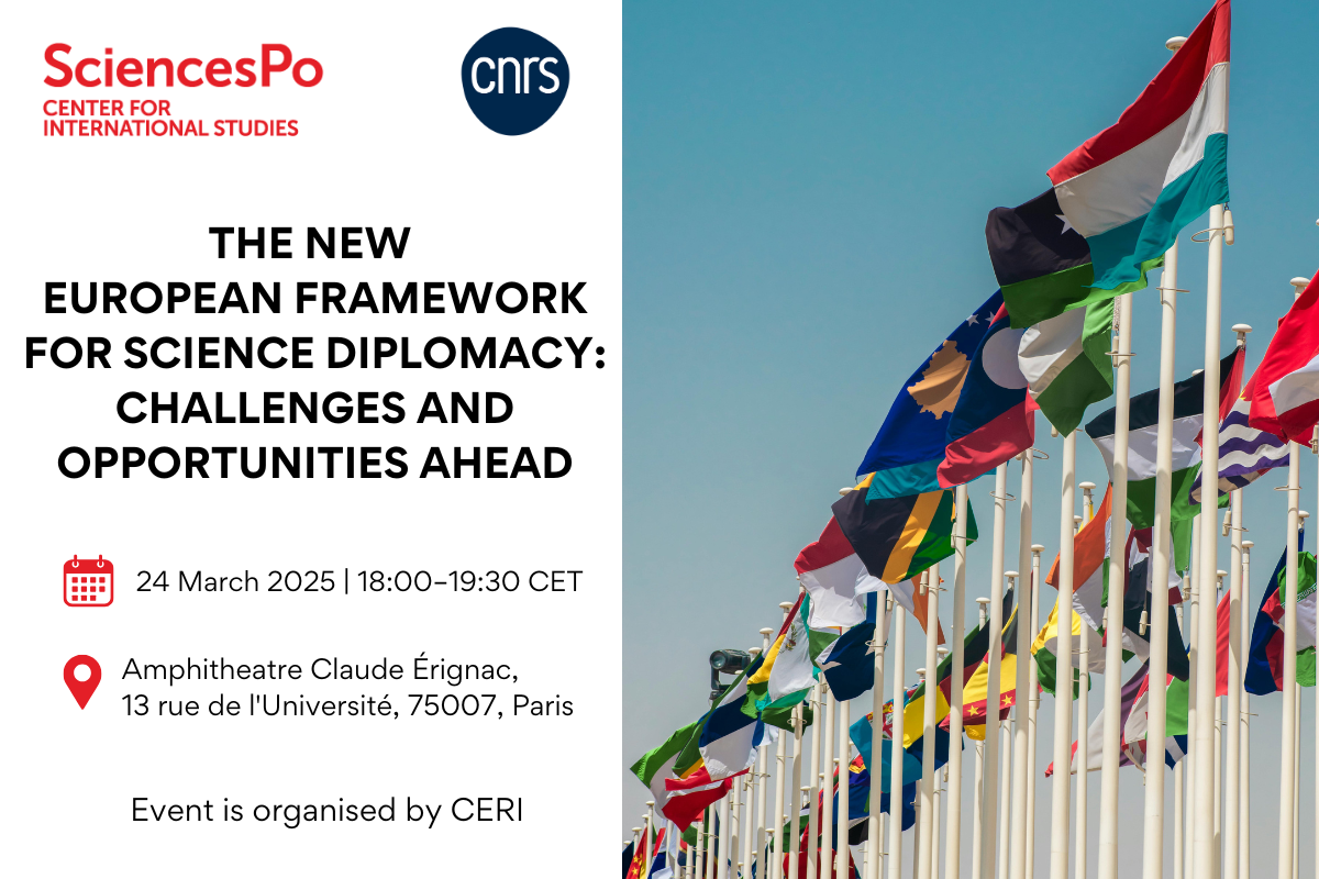 The New European Framework for Science Diplomacy: Challenges and Opportunities Ahead