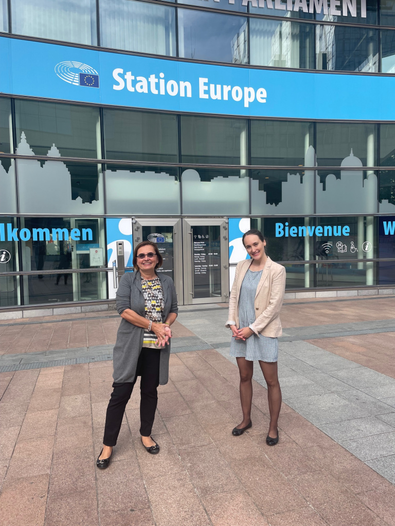 Stella Reschke and Angela Schindler Daniels, Brussels office of DLR-PT and Chairs of the Alliance in the 2nd half of 2021