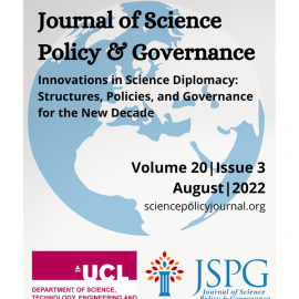 JSPG-UCL STEaPP Special Issue published on “Innovations in Science Diplomacy”