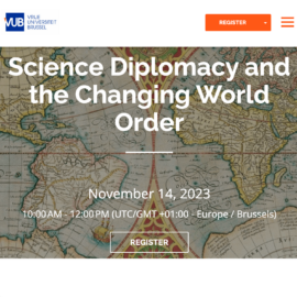 EUTOPIA Online Seminar on Science Diplomacy and a Changing World Order